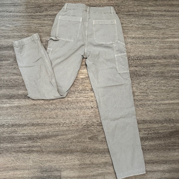 AE Stretch High-Waisted Straight Leg Carpenter Cargo Pant - Picture 1 of 3